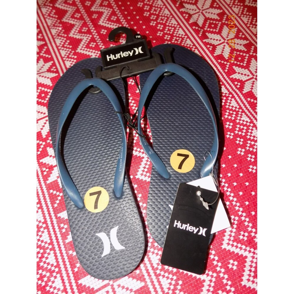 New Hurley flip flops size 7